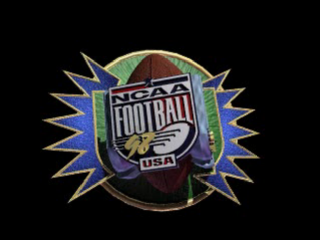 NCAA Football 98 title screen for Playstation